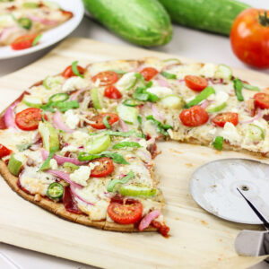 Pizza de post/vegetariană